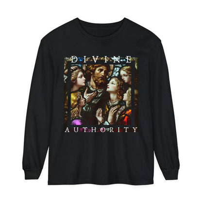 Divine Authority Long Sleeve T-Shirt | Artistic Spiritual Graphic V1