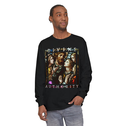 Divine Authority Long Sleeve T-Shirt | Artistic Spiritual Graphic V1